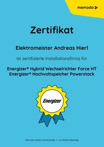 Energizer Installateur